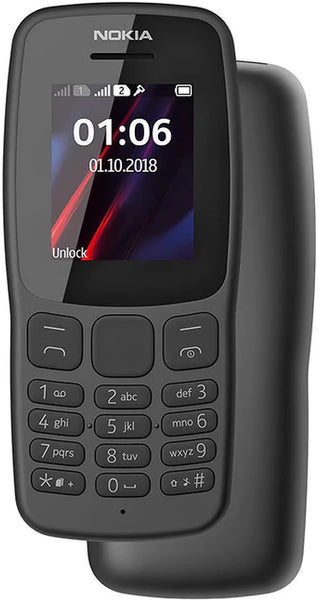 Nokia 106 Dual SIM Unlocked Black