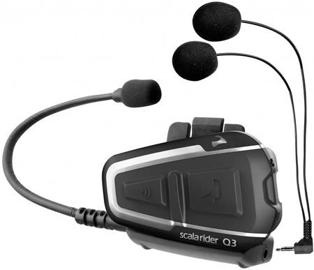 Cardo Scala Rider Q3 Solo Bluetooth Handsfree for Motorbikes