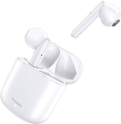 Mcdodo HP 5300 Bluetooth TWS Earphones with Wireless Charging White