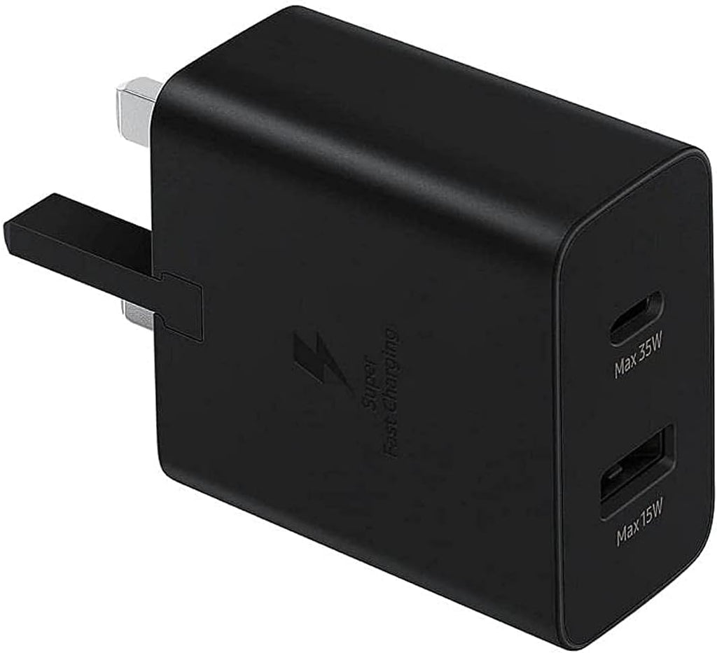 Samsung EP-TA220 35W Dual Port USB-C 3-Pin Irish Super Fast Charger