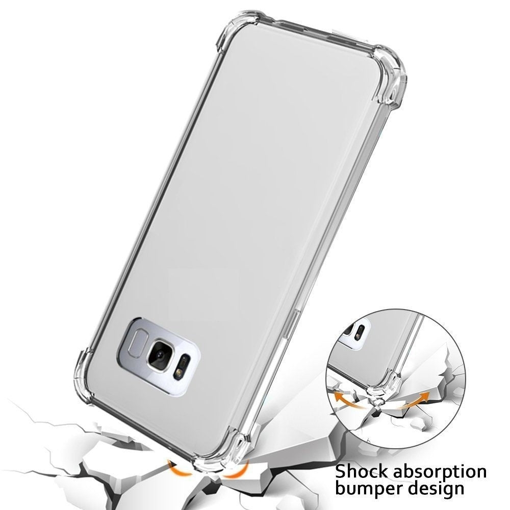 iPhone 15 Anti-Shock Gel Cover - Clear Transparent