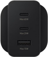 Load image into Gallery viewer, Samsung EP-T6530 65W Trio Port USB-C x2 USB-A 3-Pin Super Fast Charger