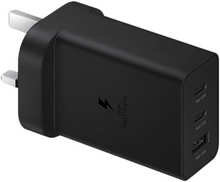 Load image into Gallery viewer, Samsung EP-T6530 65W Trio Port USB-C x2 USB-A 3-Pin Super Fast Charger