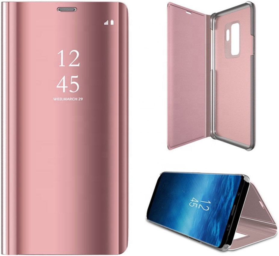 Huawei P30 Lite S-View Case - Rose Gold Pink