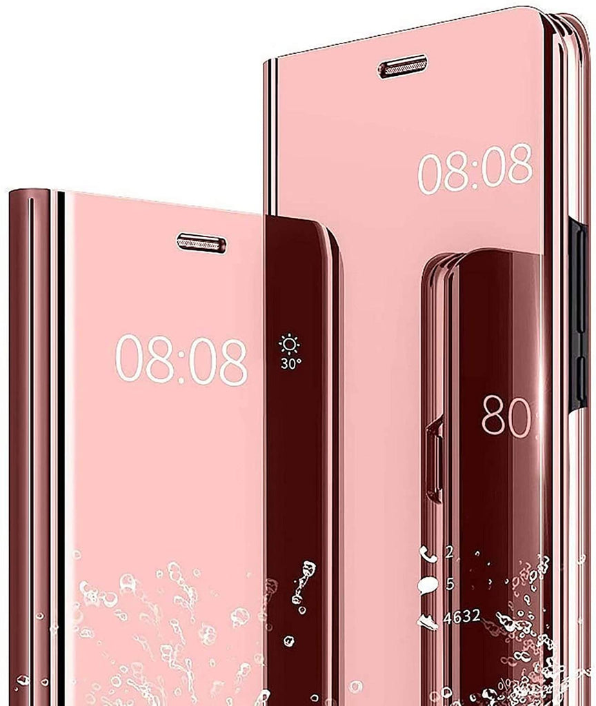 Huawei P30 Lite S-View Case - Rose Gold Pink