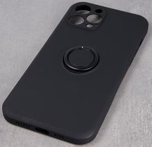 Load image into Gallery viewer, Samsung Galaxy Galaxy S22 Finger Grip Protective Silicon Cover - Black