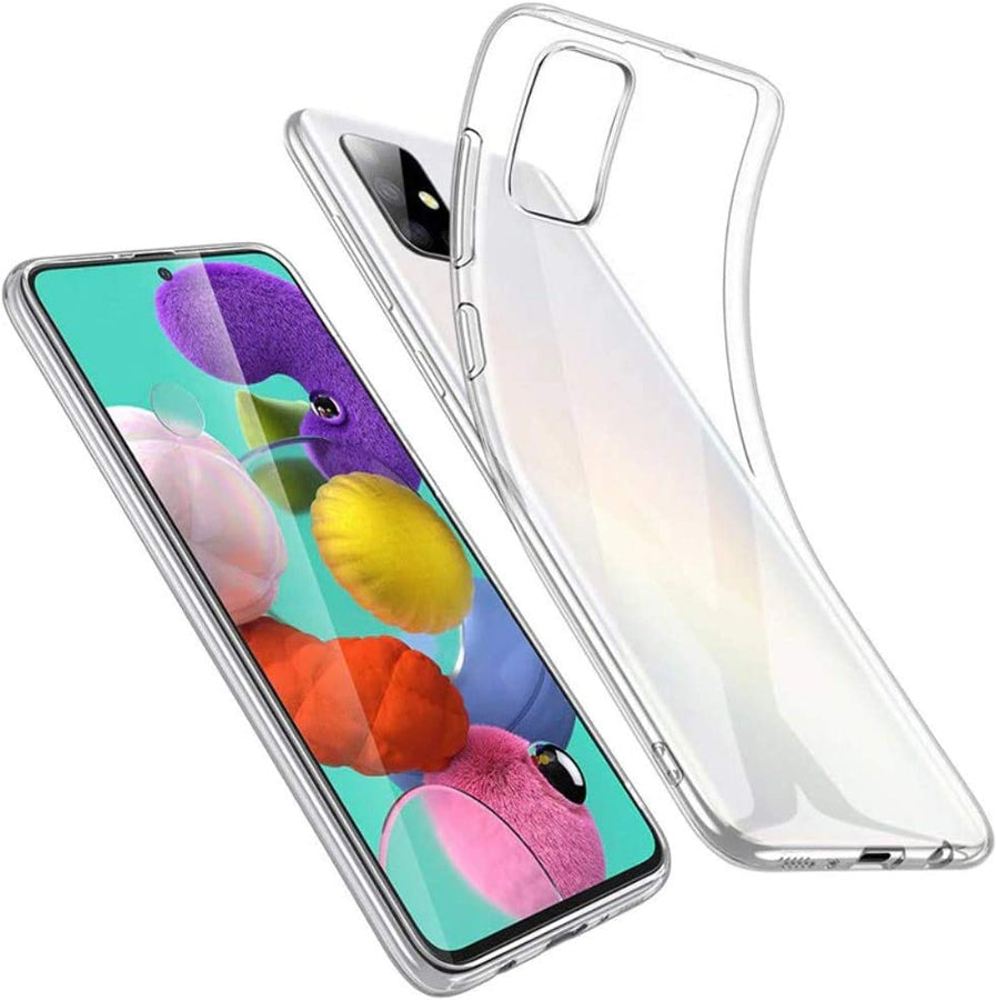 Samsung Galaxy A51 Gel Cover - Clear Transparent