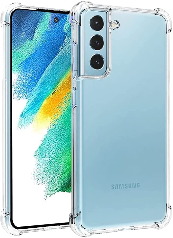 Samsung Galaxy S21 FE 5G Gel Bumper Shock Proof Cover - Transparent