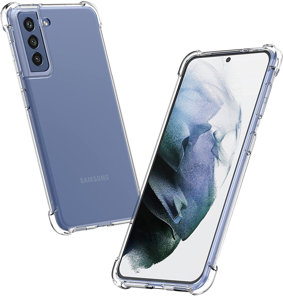 Samsung Galaxy S21 FE 5G Gel Bumper Shock Proof Cover - Transparent