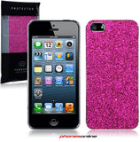 Apple iPhone 5 Pink Glitter Back Cover