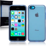 Apple iPhone 5C Frosted Bumper Case - Blue