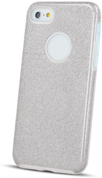 iPhone 7 Glitter Cover - Silver