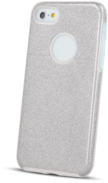 iPhone 7 Glitter Cover - Silver