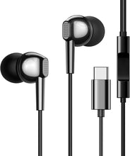 Load image into Gallery viewer, Joyroom JR-EC02 Ben Series USB-C Wired Earphones Black