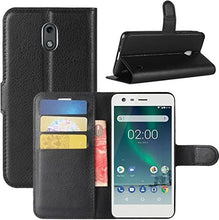 Load image into Gallery viewer, Sony Xperia L2 Wallet Case - Black